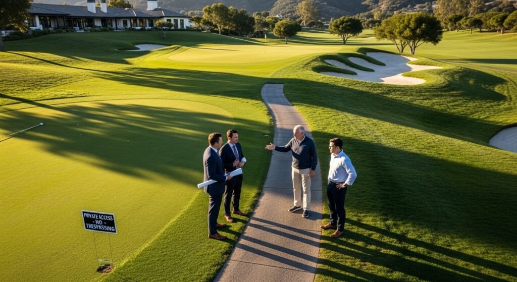 montecito country club easement dispute