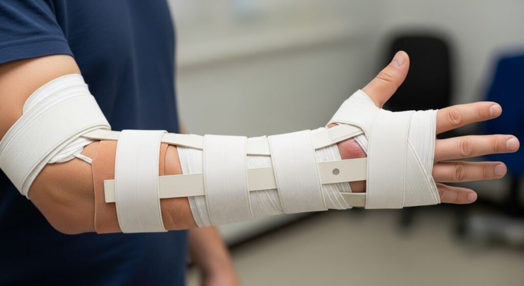 ulnar gutter splint