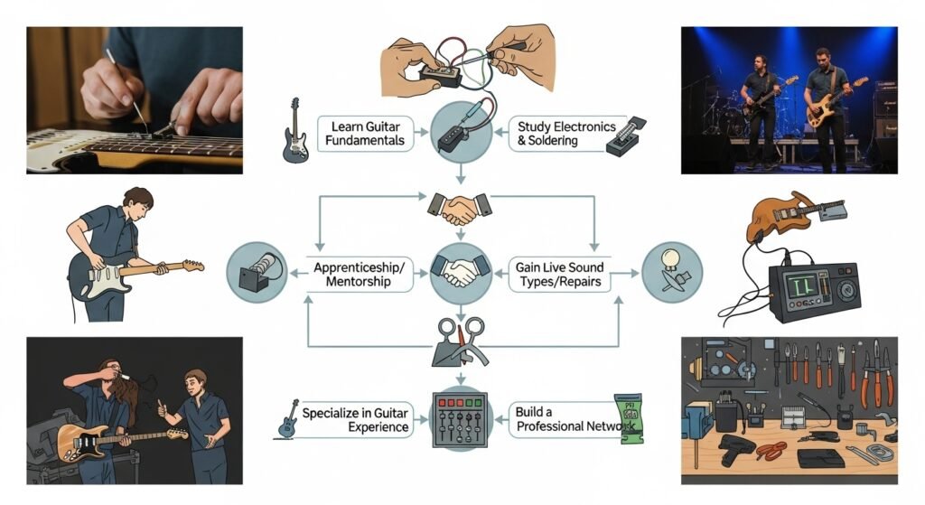 how to become a guitar tech