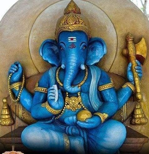 The lord of the universe, a central figure in Hinduism, symbolizing supreme divinity and cosmic power.