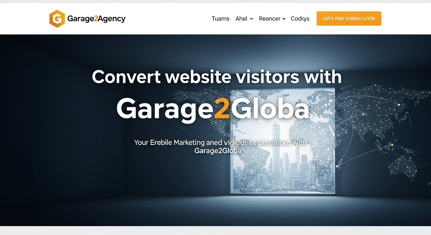 convert website visitors with Garage2Global