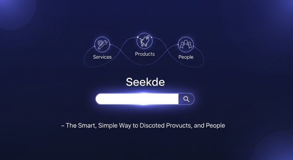  Seekde – The Smart, Simple Way to Discover Trusted Services, Products, and People