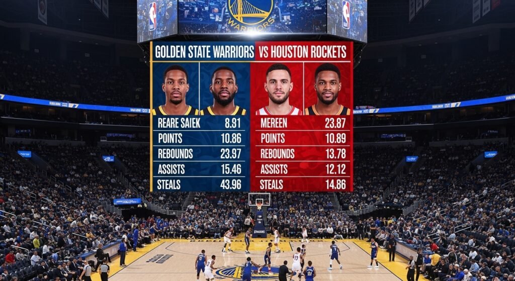 Golden State Warriors vs Houston Rockets Match Player Stats – Full Game Recap & Player Breakdown