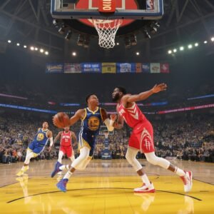 Golden State Warriors Vs Houston Rockets Match Playe