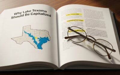 lake texoma should be capitalized