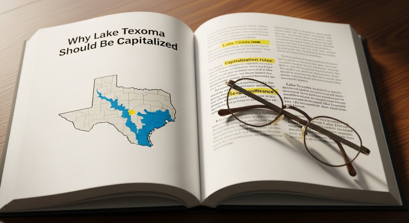 lake texoma should be capitalized