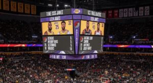 lakers vs portland trail blazers match player stats